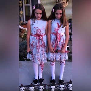 The Shining Twins Light Blue Dresses - TWINS Costume / Halloween
